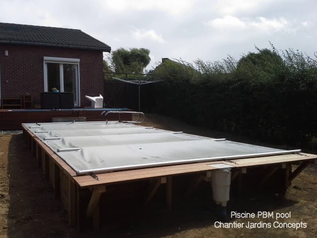 Piscine bois massif hors-sol